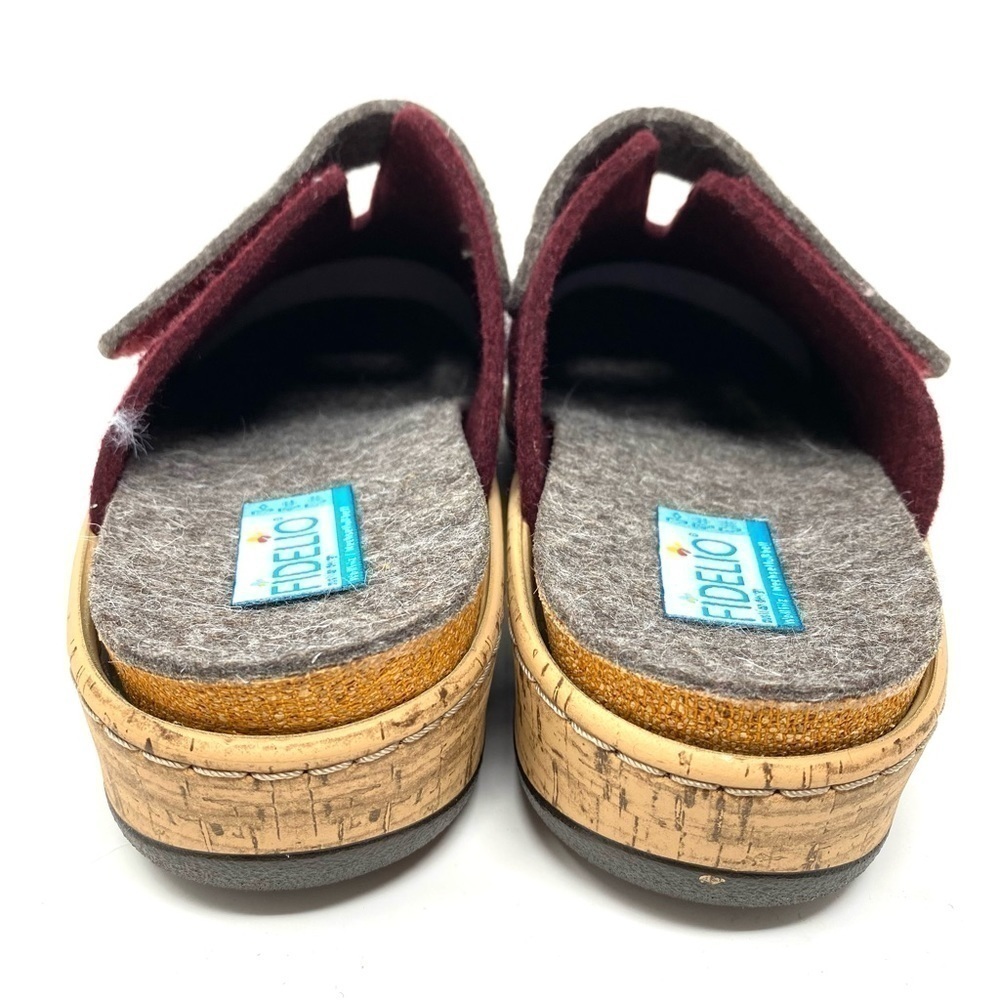 Fidelio Softline Women's Woolfelt Adriane Mule - Bordo - Picture 5 of 10